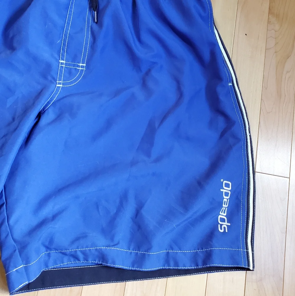 Speedo Blue‎ Lined Swimsuit Size Large